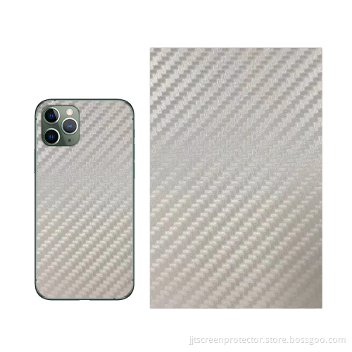 Customized Carbon Fiber Back Sticker for Mobile Phone